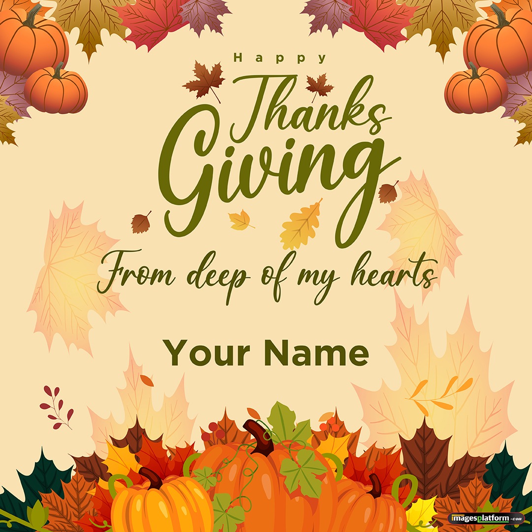 Happy Thanksgiving Card Send Online Instantly